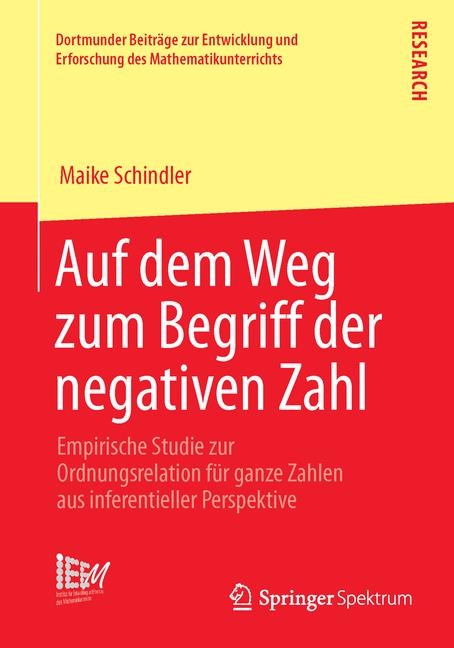 Auf dem Weg zum Begriff der negativen Zahl - Maike Schindler