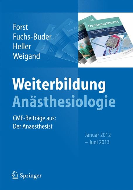 Weiterbildung An&auml;sthesiologie - 