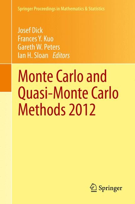 Monte Carlo and Quasi-Monte Carlo Methods 2012 - 