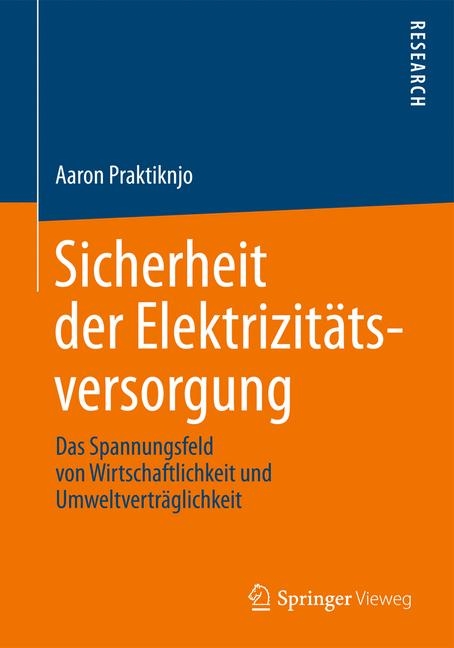 Sicherheit der Elektrizit&auml;tsversorgung - Aaron Praktiknjo