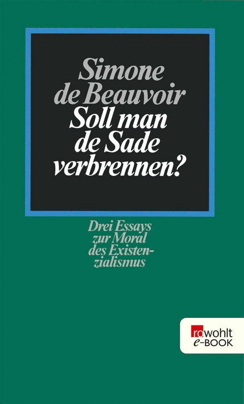 Soll man de Sade verbrennen? - Simone de Beauvoir