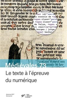 LE TEXTE A L'EPREUVE DU NUMERIQUE