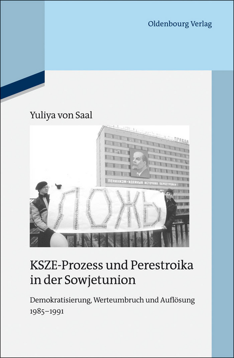 KSZE-Prozess und Perestroika in der Sowjetunion -  Yuliya von Saal