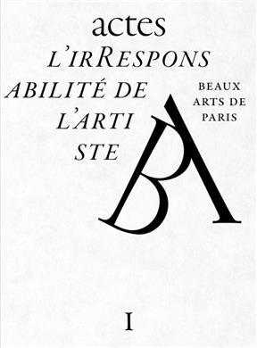 L'irresponsabilit&eacute; de l'artiste