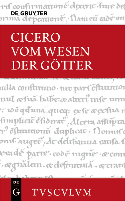 Vom Wesen der G&ouml;tter / De natura deorum -  Cicero