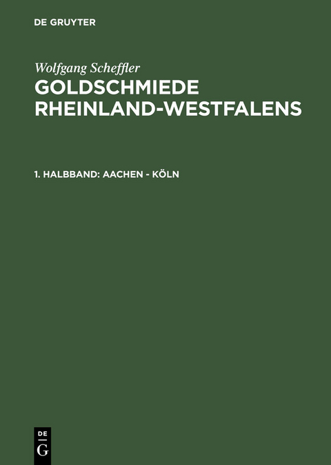 Aachen - K&ouml;ln - Wolfgang Scheffler