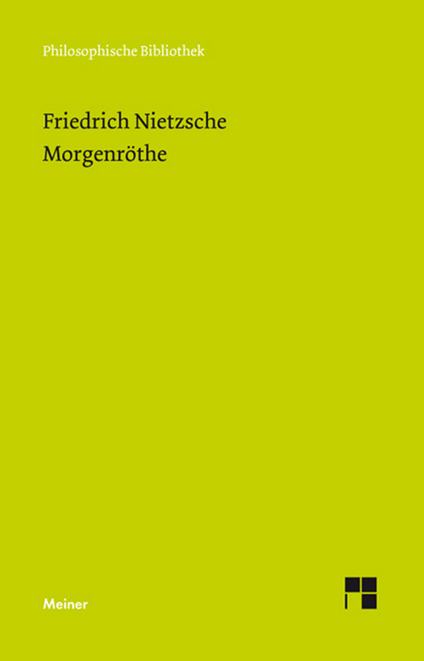 Morgenr&ouml;the (Neue Ausgabe 1887) -  Friedrich Nietzsche