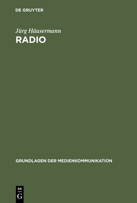Radio - J&uuml;rg H&auml;usermann