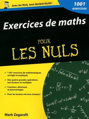 Exercices de maths pour les nuls