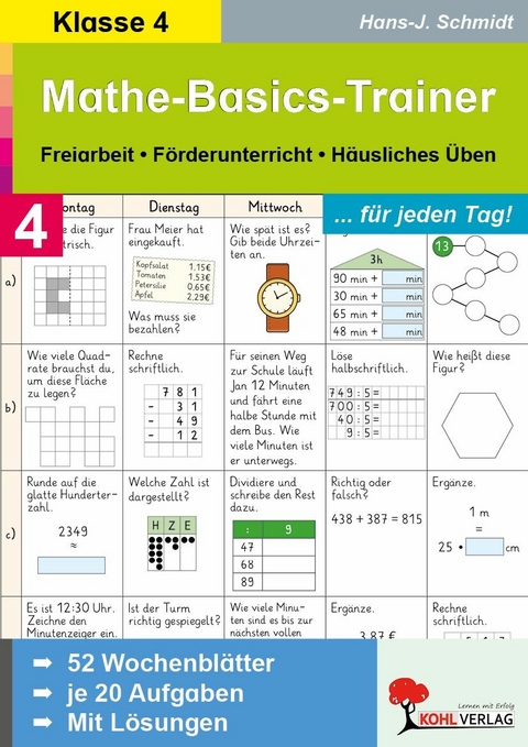 Mathe-Basics-Trainer / Klasse 4 -  Hans J Schmidt