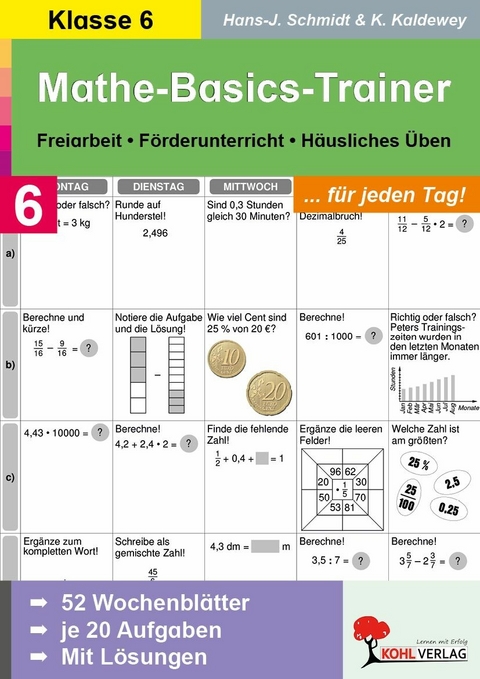 Mathe-Basics-Trainer / Klasse 6 -  Hans-J. Schmidt,  Kurt Kaldewey