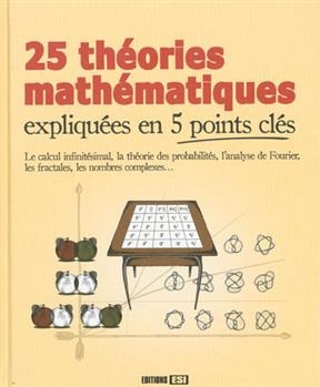 25 théories mathématiques expliquées en 5 points clés : le calcul infinitésimal, la théorie des probabilités, l'analy...