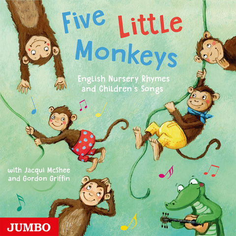 Five Little Monkeys. English Nursery Rhymes and Children&acute;s Songs - 