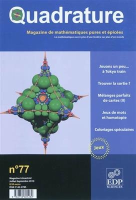 Quadrature, n&deg; 77 -  Revue
