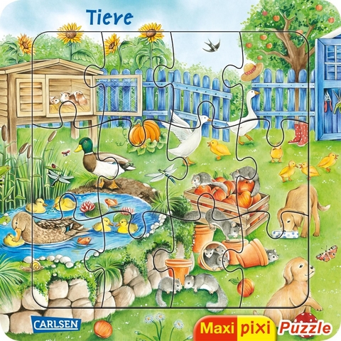 Maxi Pixi: Maxi-Pixi-Puzzle: Tiere - Christine Henkel