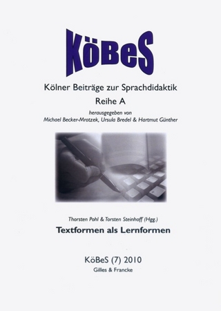 Textformen als Lernformen