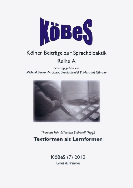 Textformen als Lernformen - 