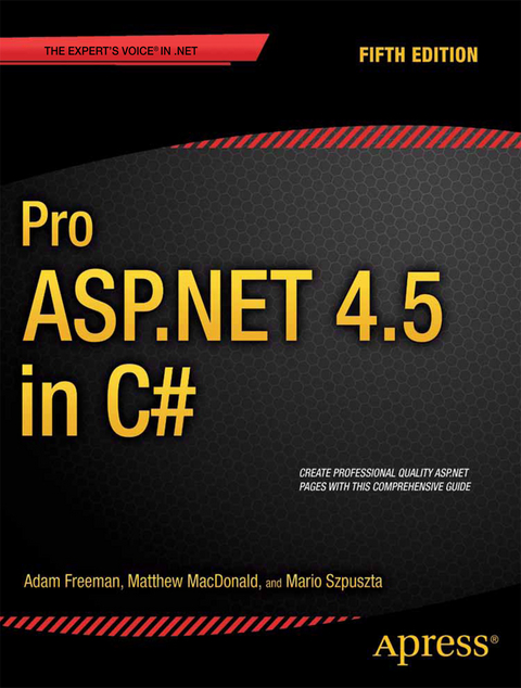 Pro ASP.NET 4.5 in C# - Adam Freeman, Matthew MacDonald, Mario Szpuszta