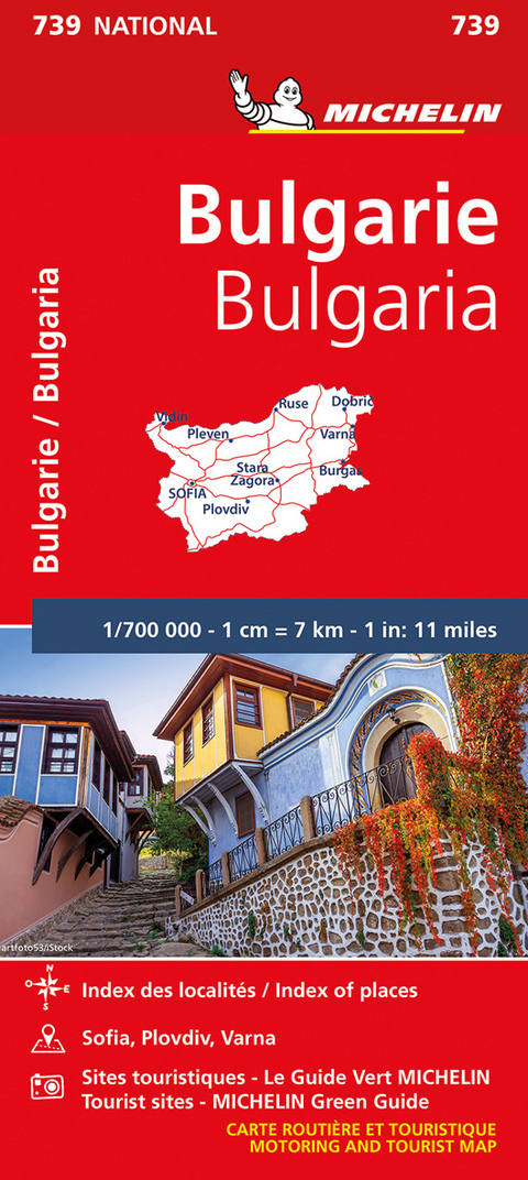 Bulgaria - Michelin National Map 739 -  Michelin