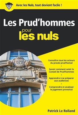 Les prud'hommes pour les nuls -  Le Rolland Patrick