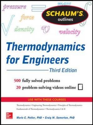 Schaum's Outline of Thermodynamics for Engineers, 3rd Edition