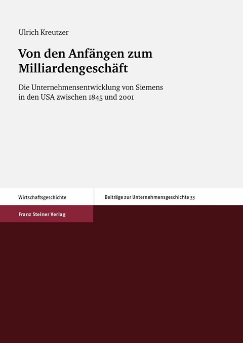 Von den Anf&auml;ngen zum Milliardengesch&auml;ft - Ulrich Kreutzer