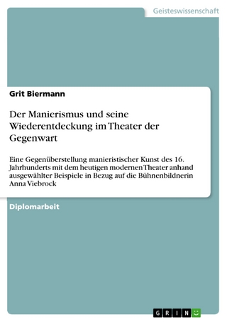 Der Manierismus und seine Wiederentdeckung im Theater der Gegenwart