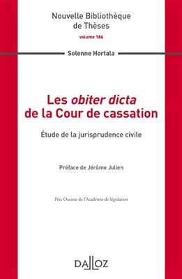 Les obiter dicta de la Cour de cassation : étude de la jurisprudence civile