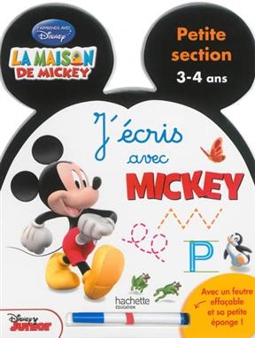 J'Ecris Avec Mickey - PS - Ardoise