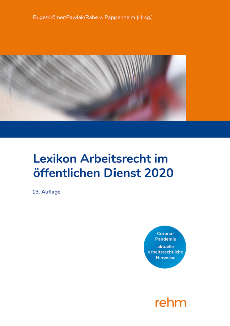 Lexikon Arbeitsrecht im &ouml;ffentlichen Dienst 2020 - 