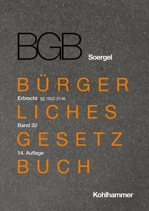 Kommentar zum B&uuml;rgerlichen Gesetzbuch mit Einf&uuml;hrungsgesetz und Nebengesetzen (BGB) (Soergel) - M.St (Oxford) Dieckmann  Johann Andreas, Johanna Firsching, Philipp S. Fischinger, Sven Kaltenbach, Saskia Lettmaier, Martin L&ouml;hnig, Karl-Georg Loritz, Robert Magnus, Michael Matthiessen, Simon Naczinsky, Katharina Uffmann, Bernd Wegmann, Maresa Wies, Sabine Ziegler