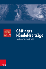 G&ouml;ttinger H&auml;ndel-Beitr&auml;ge, Band 21 - 