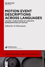 Case Studies of Linguistic Representations of Motion - 