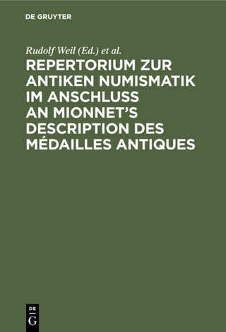 Repertorium zur antiken Numismatik im Anschluß an Mionnet’s Description des médailles antiques