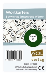 Wortkarten: Schwierige lautgetreue W&ouml;rter - Kristina Poncin