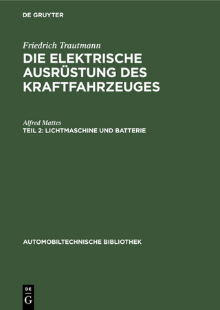 Lichtmaschine und Batterie