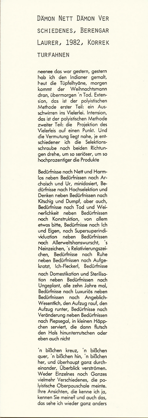 D&auml;mon nett D&auml;mon Verschiedenes - Berengar Laurer