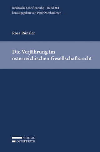 Die Verjährung im österreichischen Gesellschaftsrecht