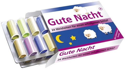 Gute Nacht - 24 Weisheiten f&uuml;r einen erholsamen Schlaf