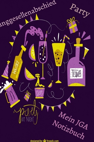 JGA Männer / Cooles Bullet Journal für den Junggesellenabschied JGA 68 Seiten dotted Softcover Geschenke