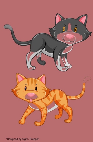 Notizbücher / Süßes Katzen Notizbuch Businessplaner Geschenkidee für Mann Frau und Kind