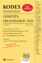 KODEX Gerichtsorganisation 2020 - 
