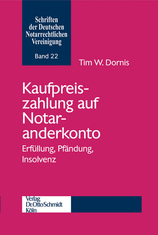 Kaufpreiszahlung auf Notaranderkonto