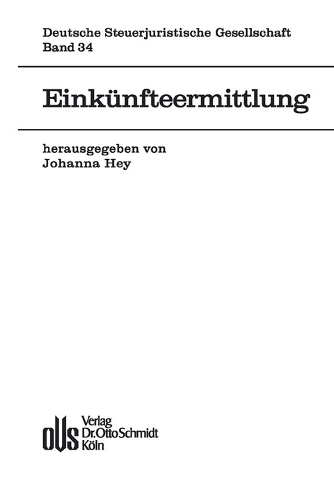 Einkünfteermittlung -  Johanna Hey