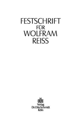 Festschrift für Wolfram Reiß