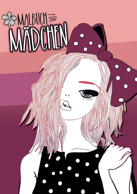 Malbuch f&uuml;r M&auml;dchen - Musterst&uuml;ck Grafik