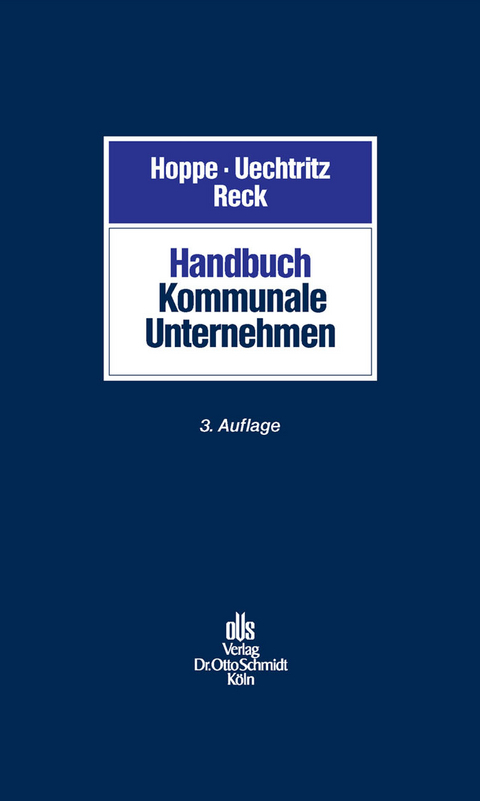 Handbuch Kommunale Unternehmen - 