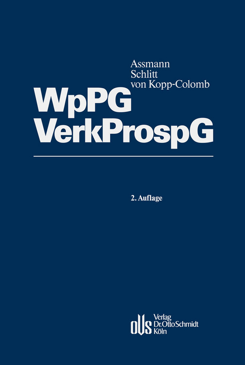 Wertpapierprospektgesetz / Verkaufsprospektgesetz - 
