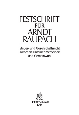 Festschrift für Arndt Raupach
