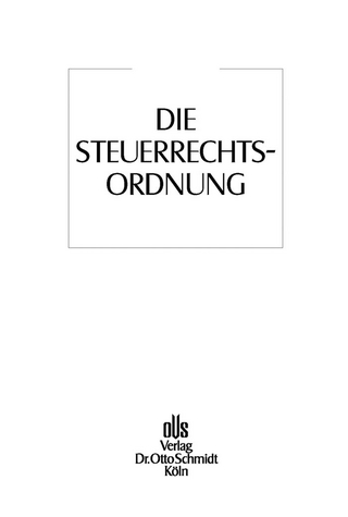 Die Steuerrechtsordnung, Band 3